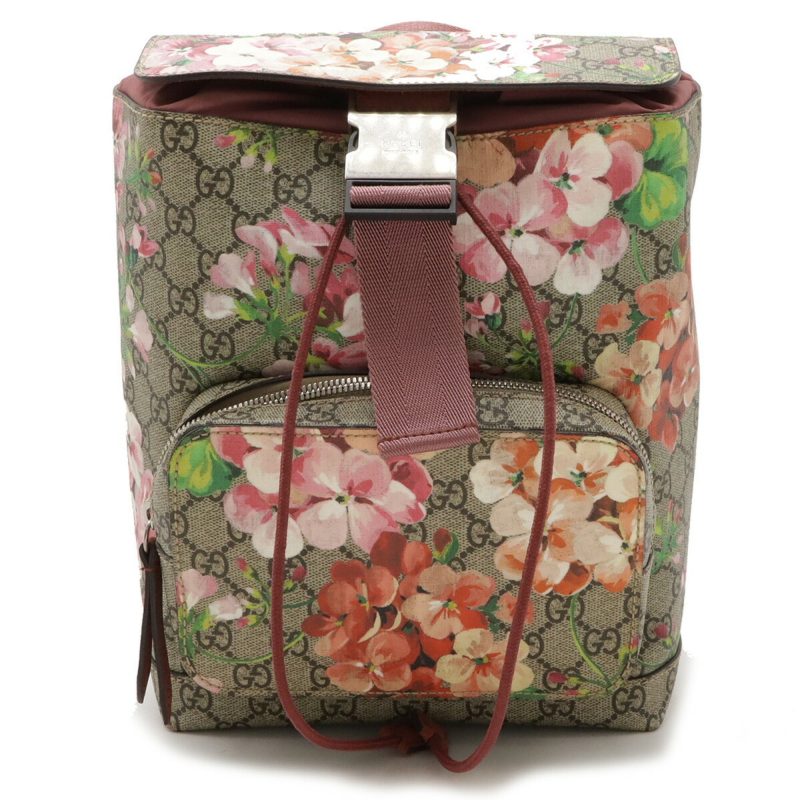 Gucci  pink Pvc Suede Backpack (Pre-Owned) - Barde - Image 2