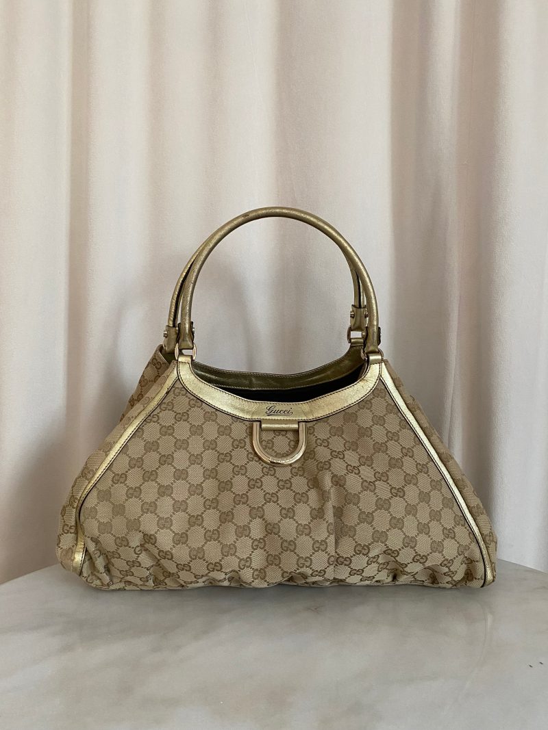 Gucci Bicolor GG D Ring Shoulder Bag - Barde