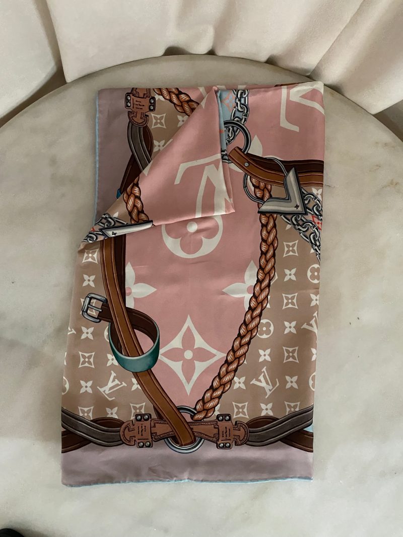 Louis Vuitton Tricolor Silk Scarf - Barde