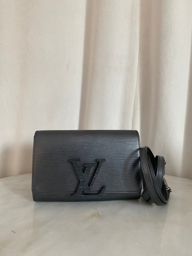 Louis Vuitton Dark Gray Louise PM Crossbody Bag - Barde