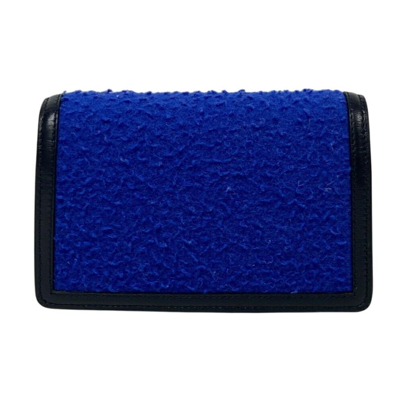 Gucci  Wool Leather Shoulder Bag (Pre-Owned) - Barde - Image 2