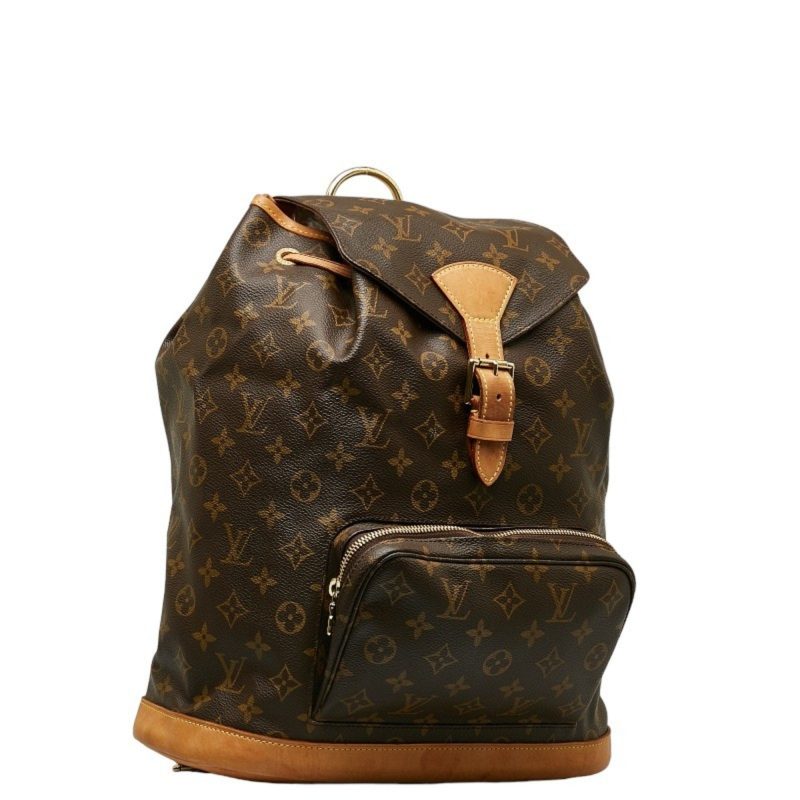 Louis Vuitton Montsouris  Canvas Backpack Bag - Barde - Image 4