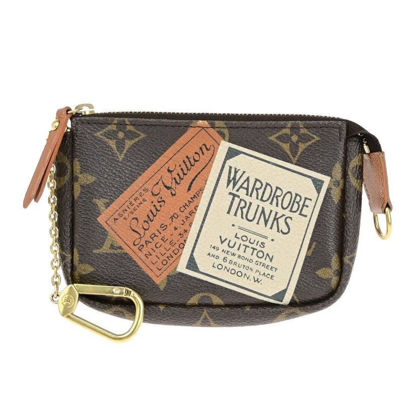 Louis Vuitton Pochette Clés  Canvas Clutch Bag - Barde