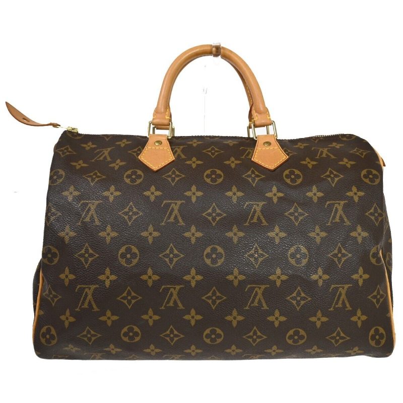 Louis Vuitton Speedy 35  Canvas Handbag - Barde