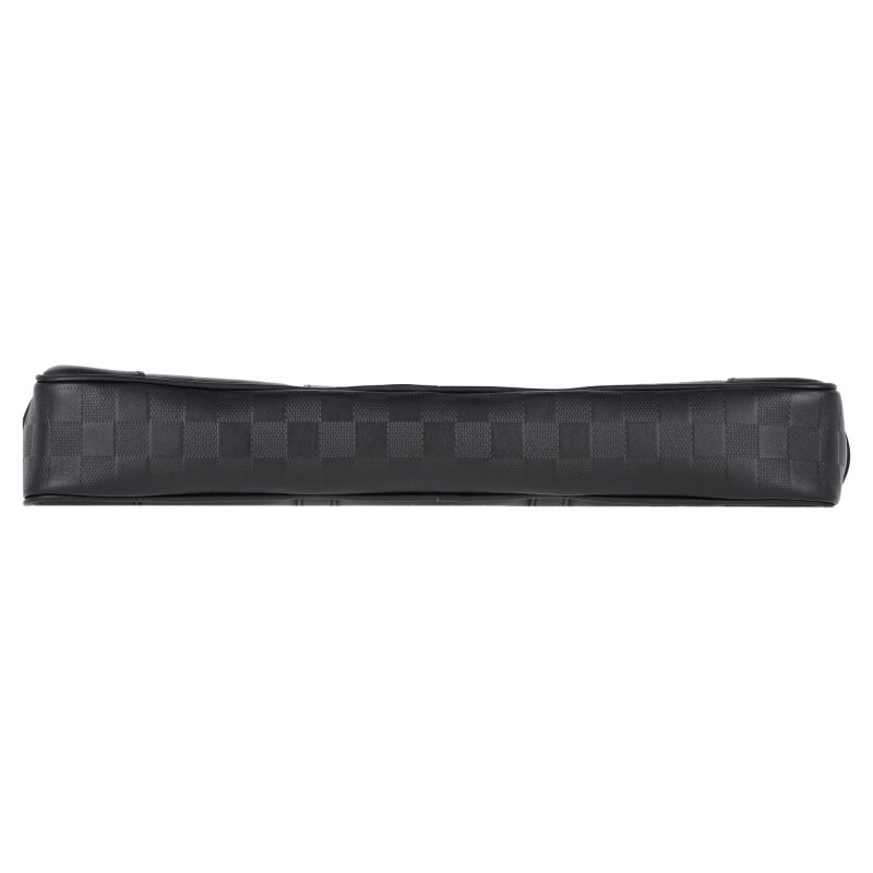 Louis Vuitton Porte-Documents Voyage PM Bag in Black Leather - Barde - Image 3