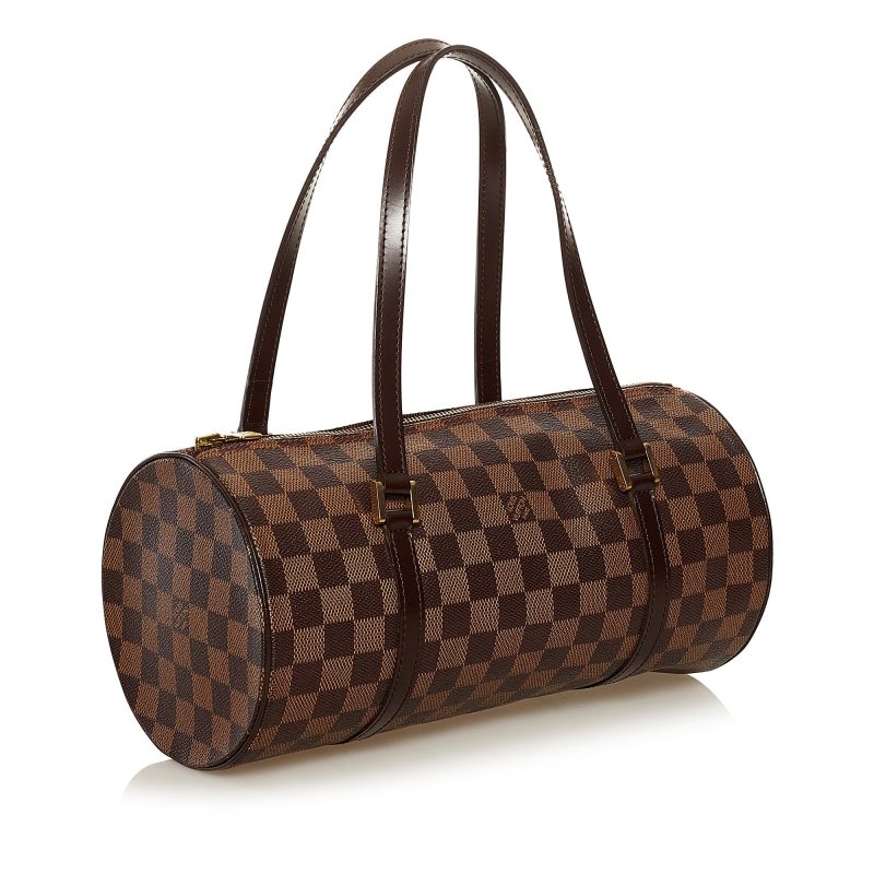 Louis Vuitton Damier Ebene Papillon Canvas Handbag - Barde - Image 2