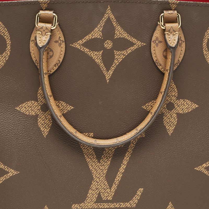 Louis Vuitton Monogram Reverse Giant Canvas Onthego Gm Bag - Barde - Image 4