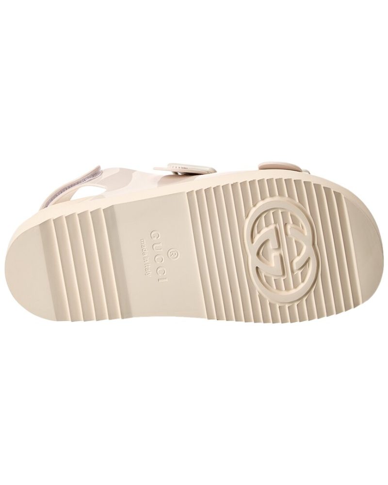 Gucci Double G Rubber Sandal - Barde - Image 4