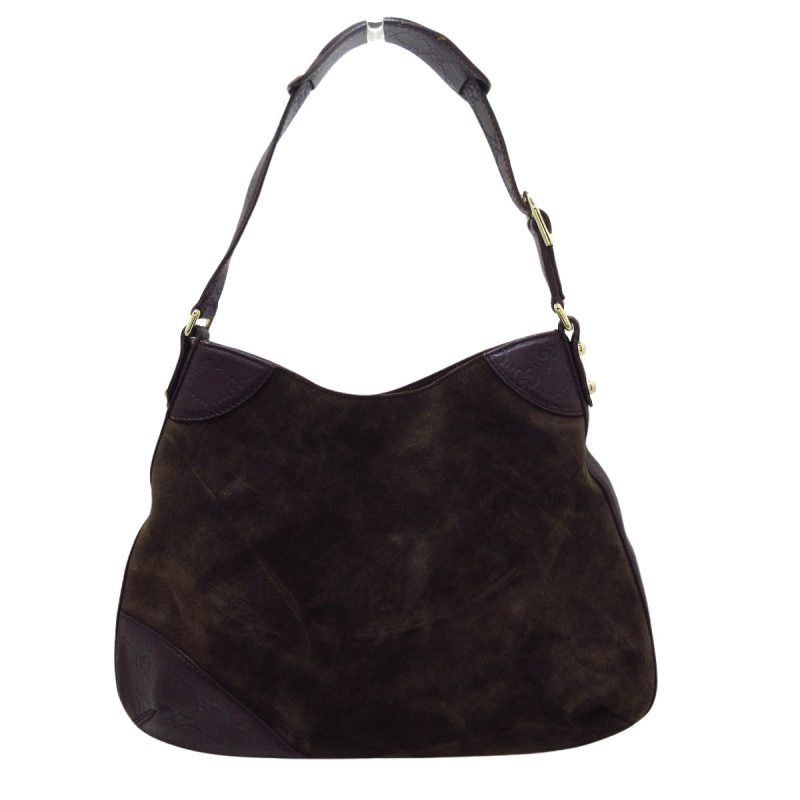 Gucci Hobo  Suede Shoulder Bag () - Barde - Image 2