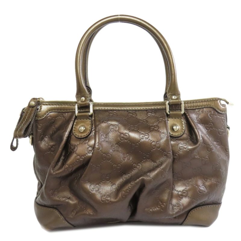 Gucci  Leather Tote Bag (Pre-Owned) - Barde - Image 2