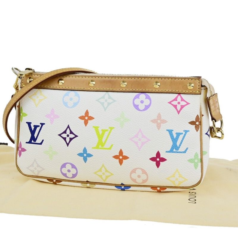 Louis Vuitton Pochette Accessoire  Canvas Clutch Bag - Barde