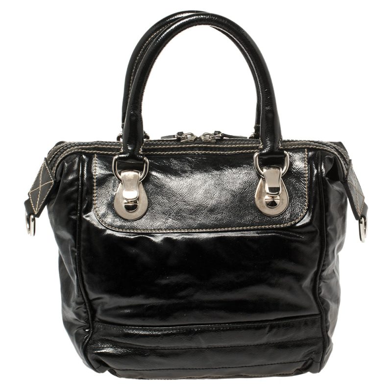 Gucci  Coated Canvas And Leather Dialux Snow Glam Boston Bag - Barde - Image 3