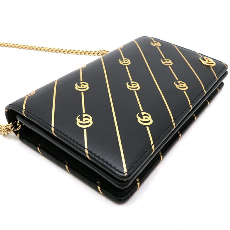 Gucci  Leather Chain/Shoulder Wallet (Pre-Owned) - Barde - Image 3