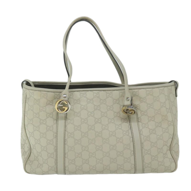 Gucci GG Canvas ssima GG Twins Tote Bag White - Barde - Image 2