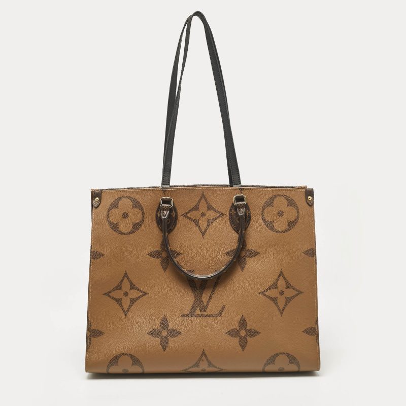 Louis Vuitton Monogram Reverse Giant Canvas Onthego Gm Bag - Barde - Image 3