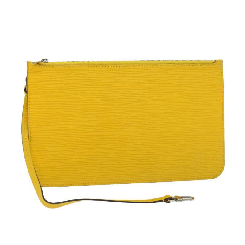 Louis Vuitton Pochette Neverfull  Leather Clutch Bag - Barde