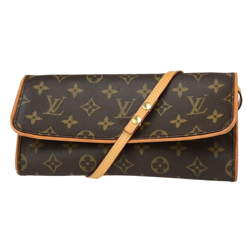 Louis Vuitton Pochette Twin  Canvas Shoulder Bag - Barde