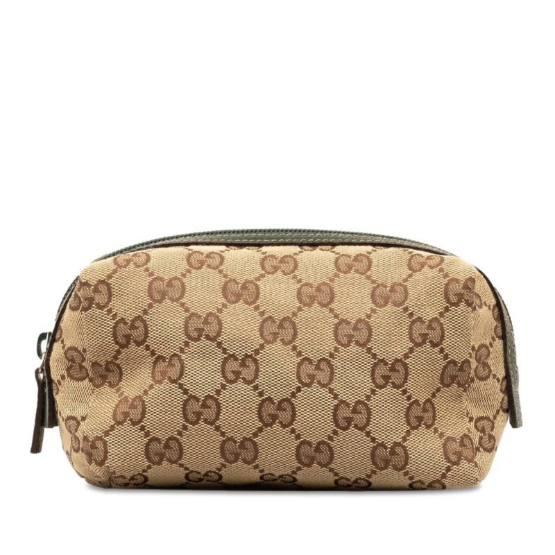 Gucci Gg Canvas   Canvas Leather Pouch (Pre-Owned) - Barde