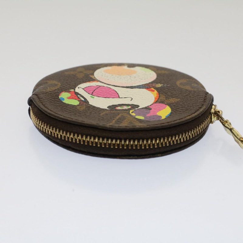 Louis Vuitton Porte Monnaie Rond  Canvas Wallet - Barde - Image 4