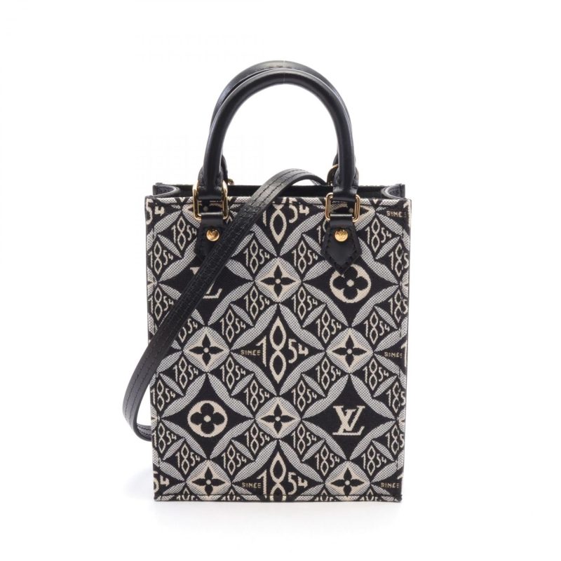 Louis Vuitton Monogram Jacquard Canvas Leather Handbag M80484 - Barde