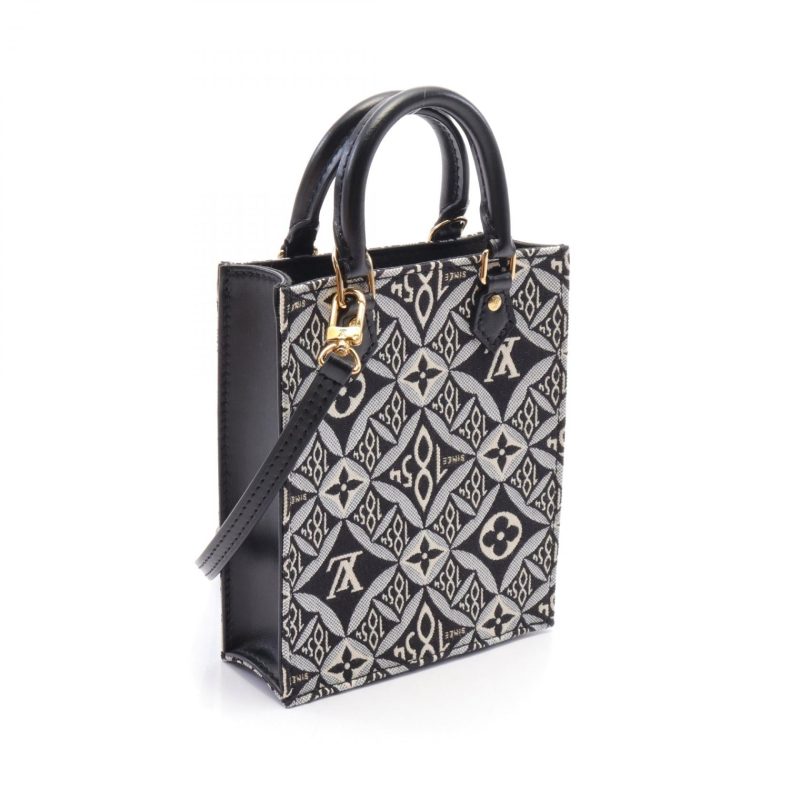 Louis Vuitton Monogram Jacquard Canvas Leather Handbag M80484 - Barde - Image 2