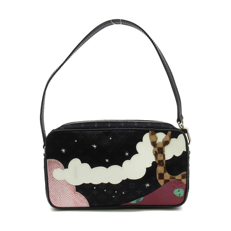 Louis Vuitton Monogram Satin Leather Shoulder Bag M92275 - Barde