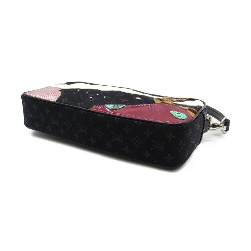Louis Vuitton Monogram Satin Leather Shoulder Bag M92275 - Barde - Image 4