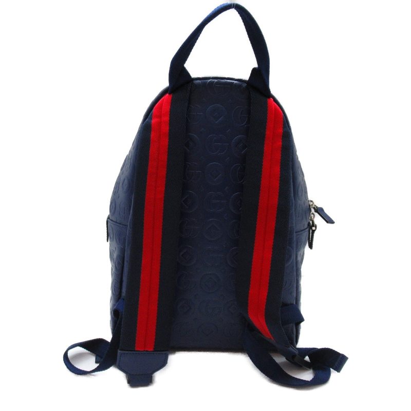 Gucci Kids GG Canvas Backpack Navy - Barde - Image 2