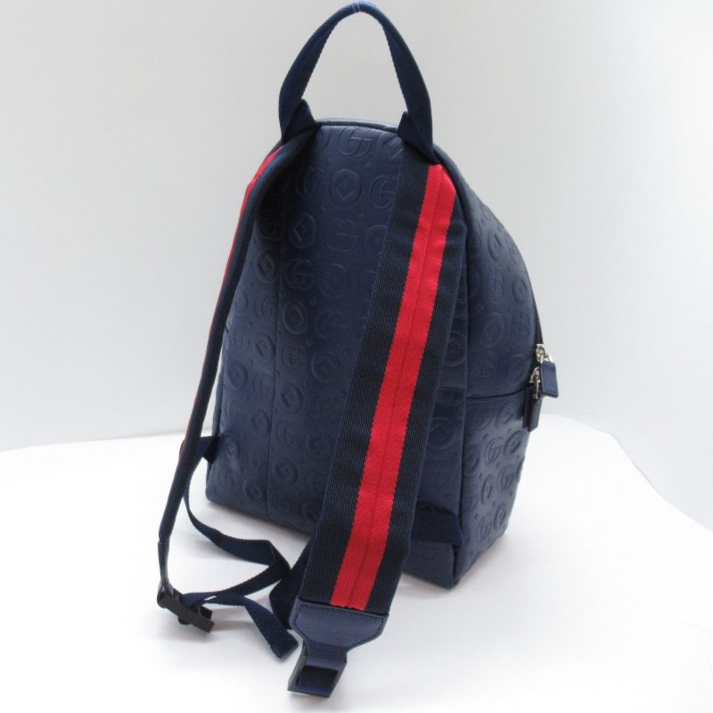 Gucci Kids GG Canvas Backpack Navy - Barde - Image 7