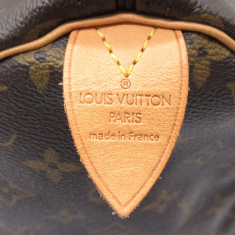 Louis Vuitton Speedy 30 Handbag Monogram Brown - Barde - Image 6