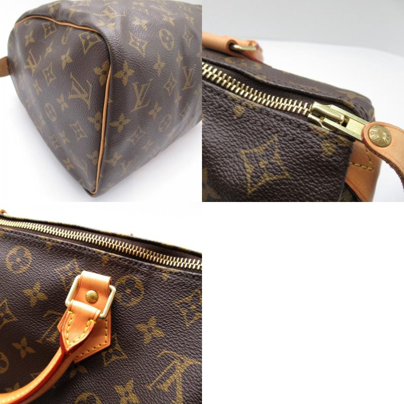 Louis Vuitton Speedy 30 Handbag Monogram Brown - Barde - Image 10