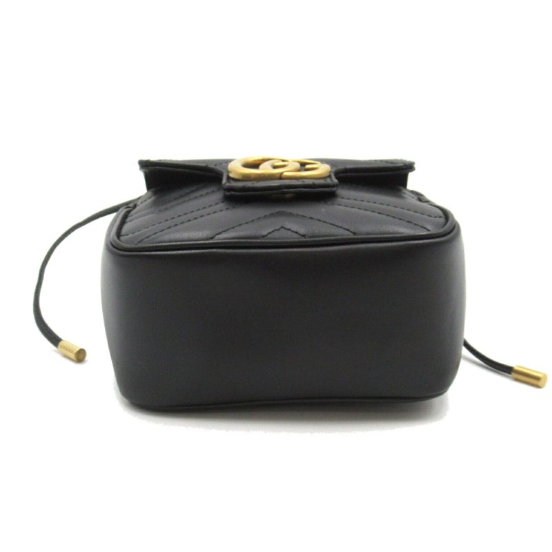 Gucci GG Marmont Mini Bucket Shoulder Bag - Barde - Image 5