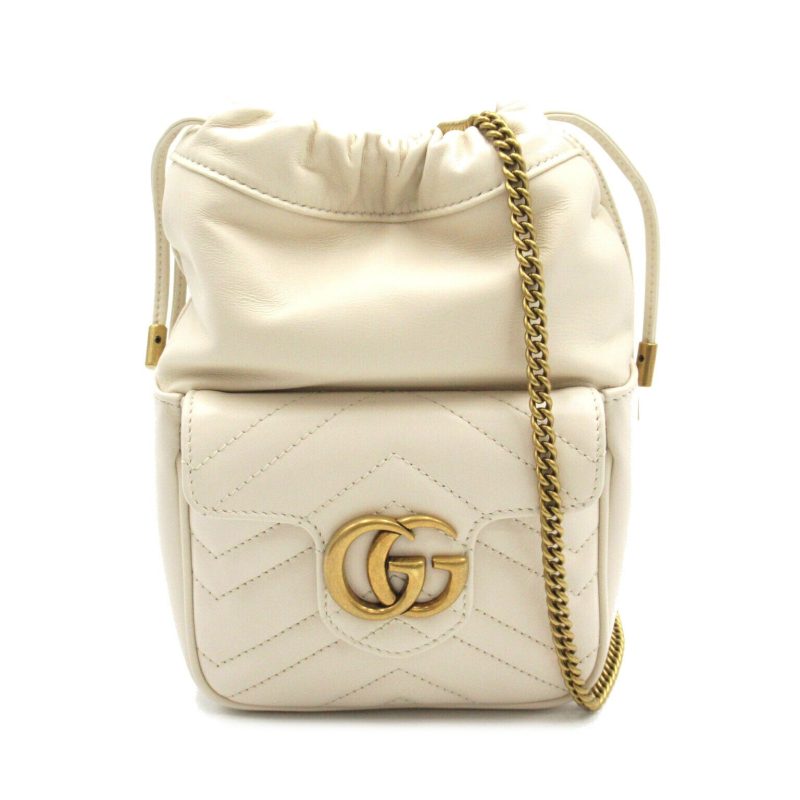 Gucci GG Marmont Mini Bucket Shoulder Bag - Barde