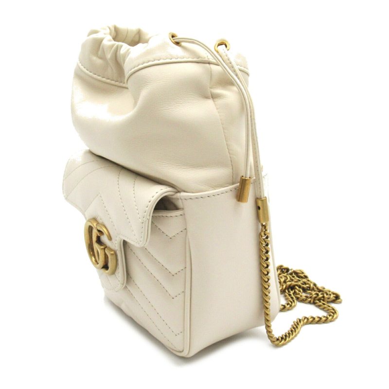 Gucci GG Marmont Mini Bucket Shoulder Bag - Barde - Image 3