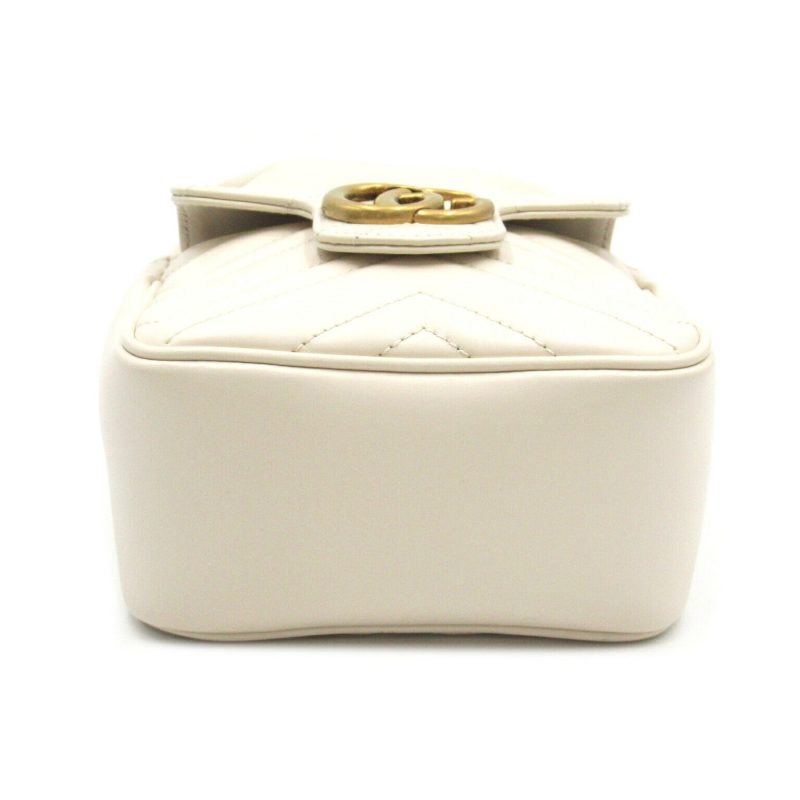 Gucci GG Marmont Mini Bucket Shoulder Bag - Barde - Image 4
