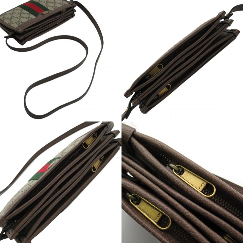 Gucci GG Supreme Shoulder Bag PVC Canvas - Barde - Image 9