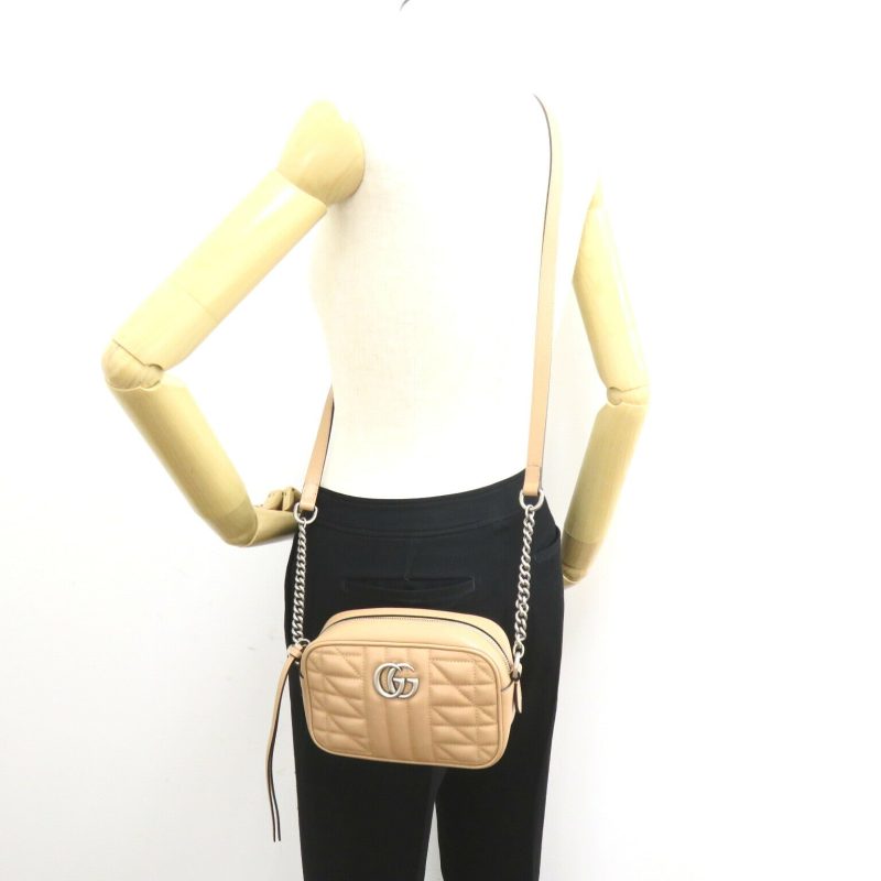 Gucci GG Marmont Leather Shoulder Bag - Barde - Image 5
