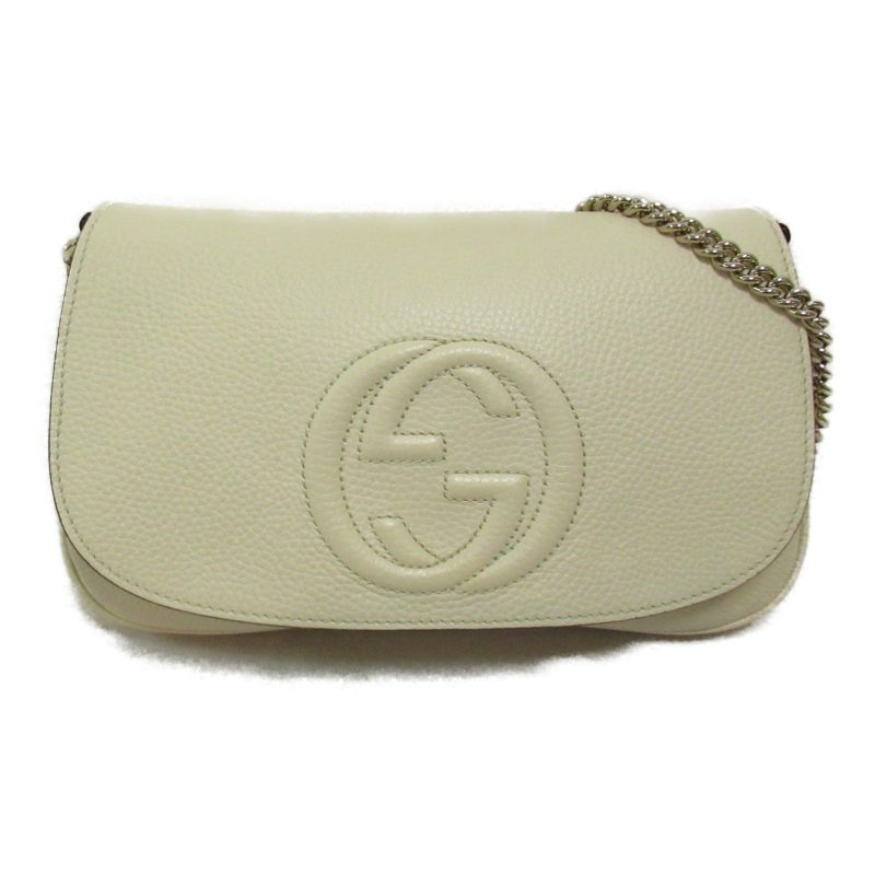 Gucci Leather Chain Shoulder Bag 536224 - Barde