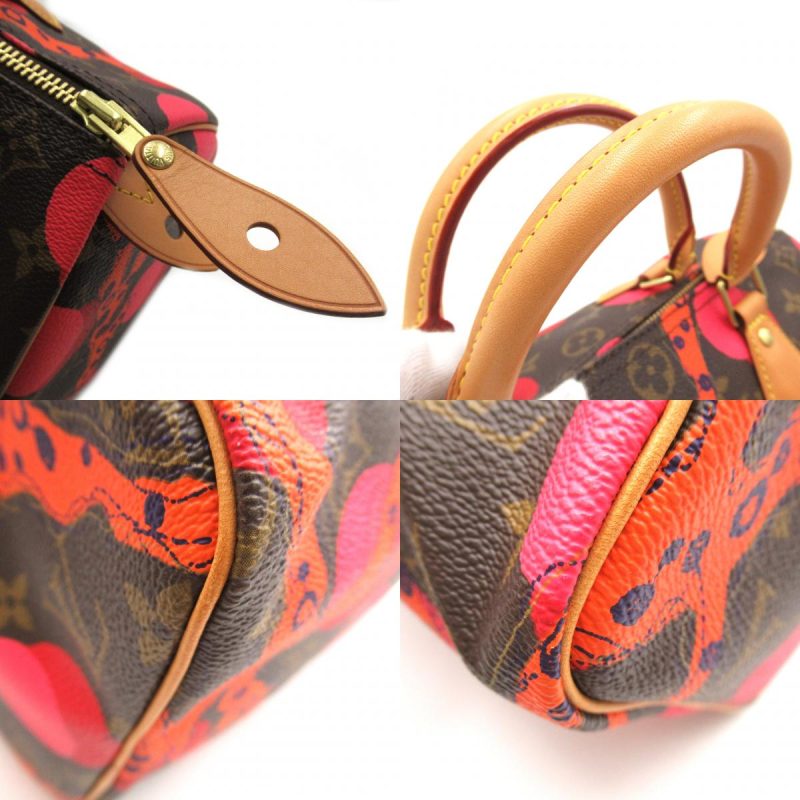 Louis Vuitton Speedy 30 Handbag Monogram Orange - Barde - Image 10