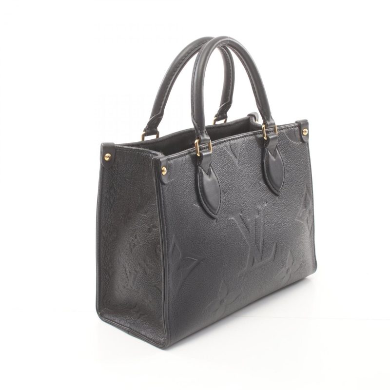 Louis Vuitton OnTheGo PM Monogram Noir Leather Handbag - Barde - Image 2
