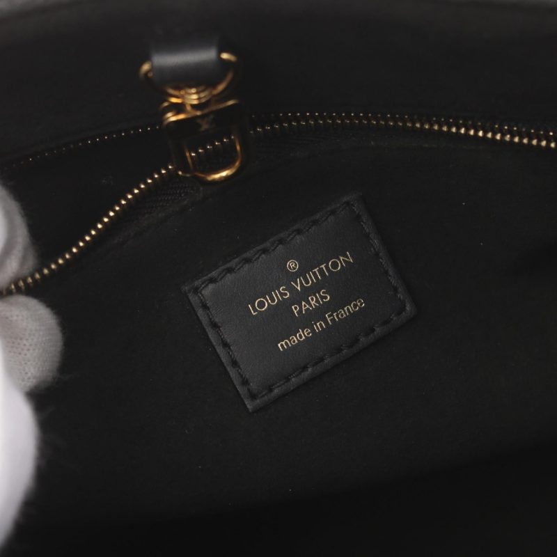Louis Vuitton OnTheGo PM Monogram Noir Leather Handbag - Barde - Image 4