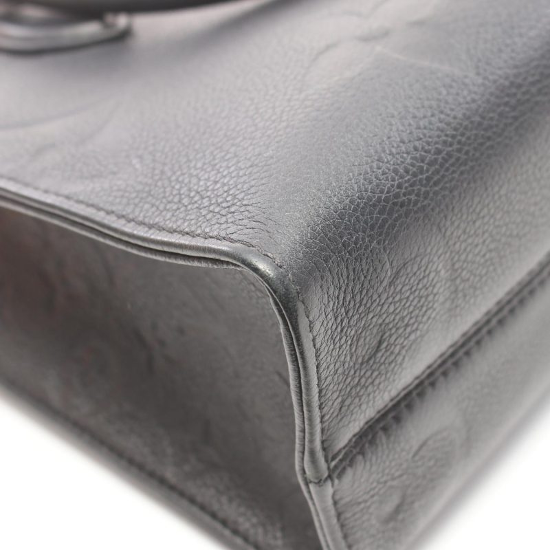 Louis Vuitton OnTheGo PM Monogram Noir Leather Handbag - Barde - Image 7