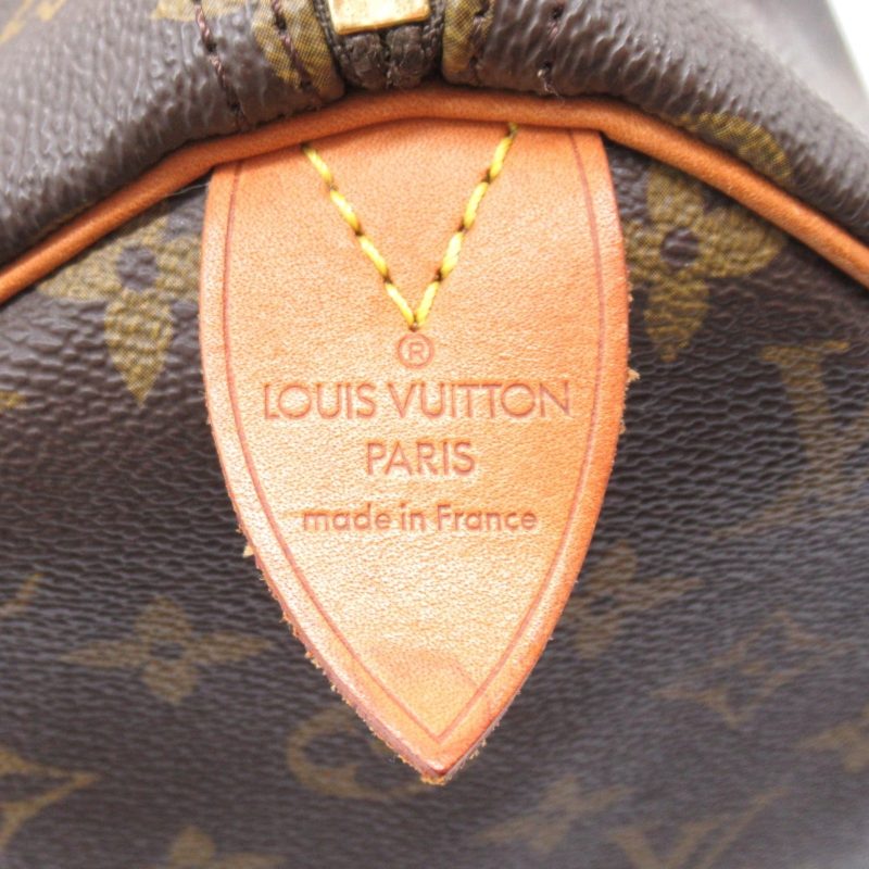 Louis Vuitton Speedy 30 Handbag Monogram Brown - Barde - Image 6