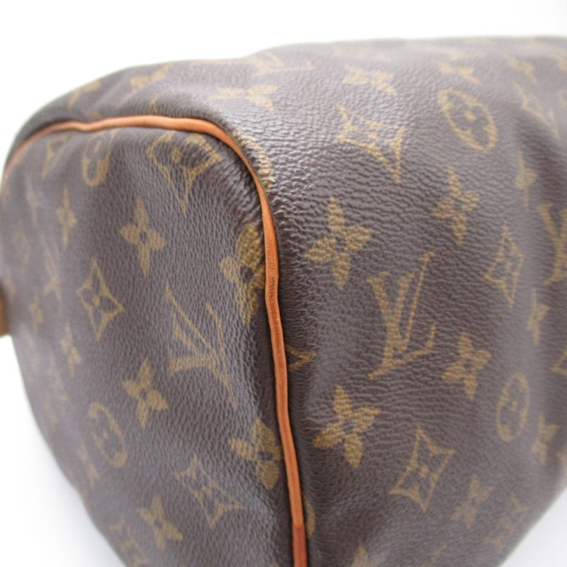Louis Vuitton Speedy 30 Handbag Monogram Brown - Barde - Image 9