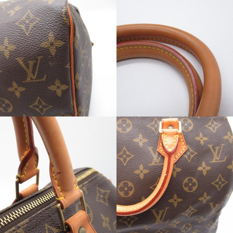 Louis Vuitton Speedy 30 Handbag Monogram Brown - Barde - Image 10