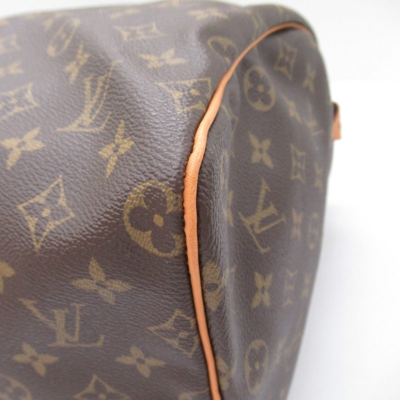 Louis Vuitton Speedy 40 Handbag Monogram Brown - Barde - Image 9