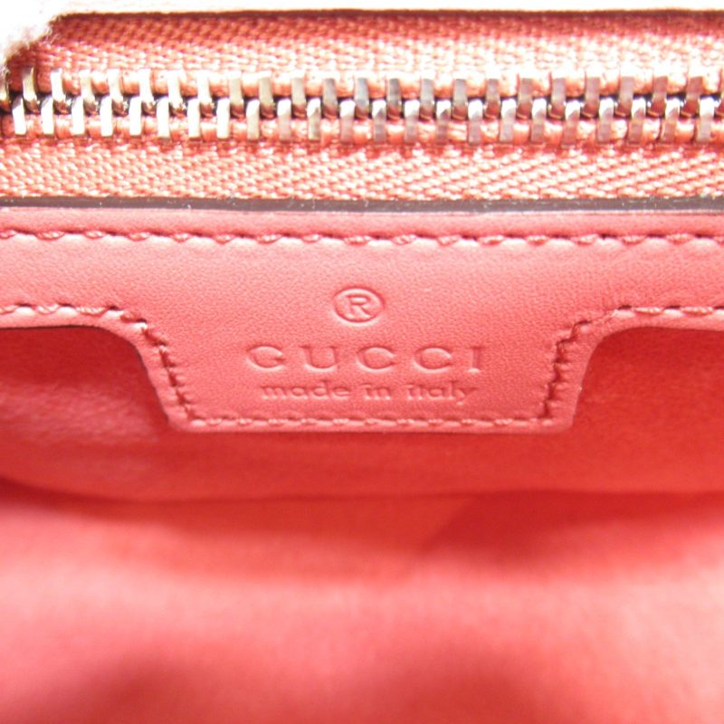 Gucci Mini Leather Shoulder Bag Pink - Barde - Image 6