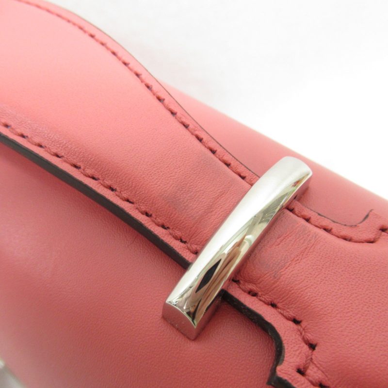 Gucci Mini Leather Shoulder Bag Pink - Barde - Image 10
