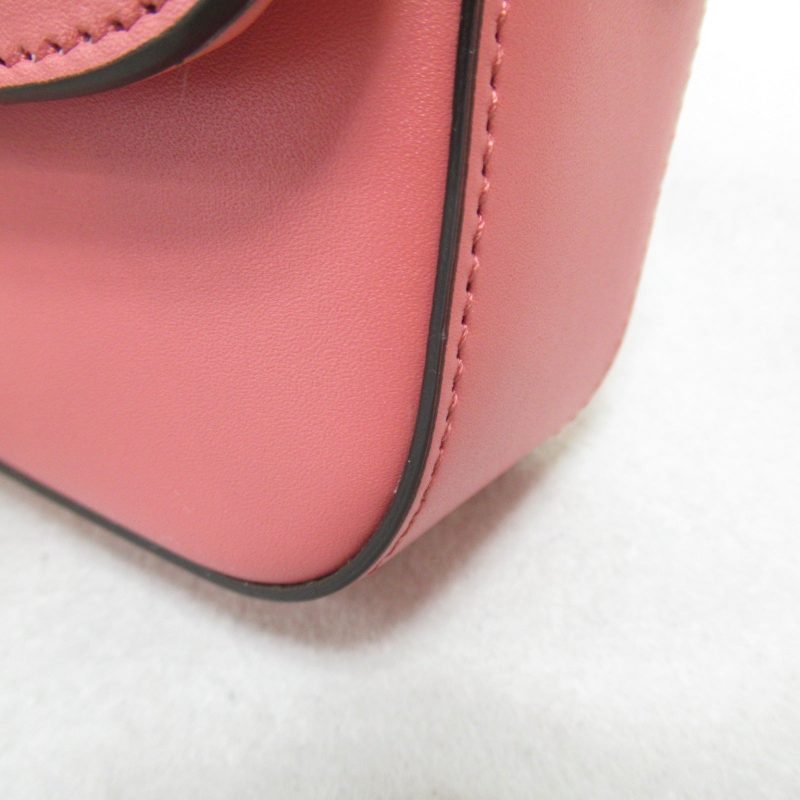 Gucci Mini Leather Shoulder Bag Pink - Barde - Image 8