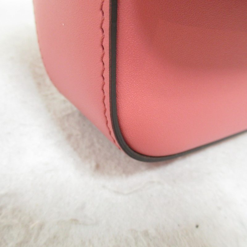 Gucci Mini Leather Shoulder Bag Pink - Barde - Image 9